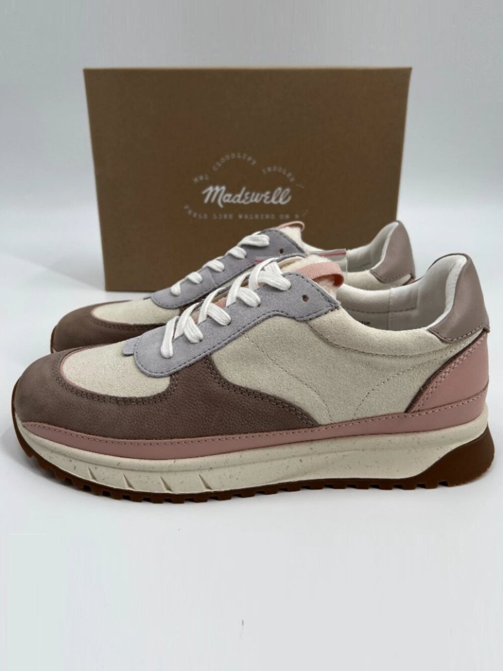 Madewell Kickoff Sherpa-Lined Athletic Sneakers MWL Cloudlift size 9.5